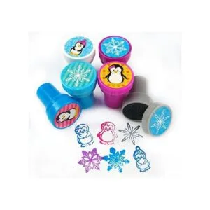 24 Pcs pingino Stampers para niños_3