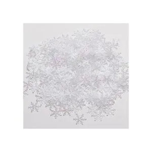 600 piezas de confeti blanco de copo de nieve_1
