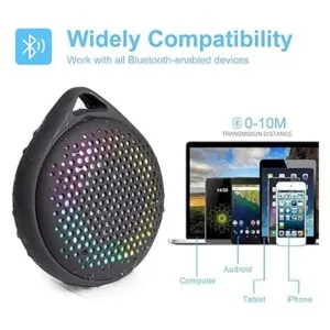 AVWOO Mini altavoz de ducha impermeabilidad IP67_4