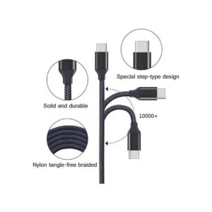 HUHUTA Cargador de coche USB tipo C adaptador de coche_3