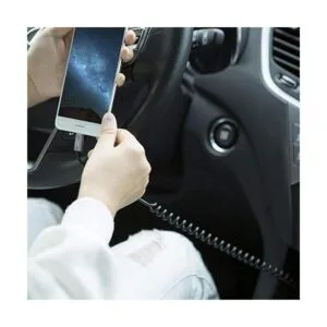 Cable USB C en espiral de 5 pies cable USB C_5