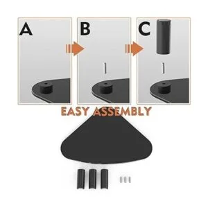 Soporte de esquina de escritorio de vidrio templado para_5