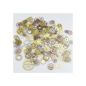 Gutapo Steampunk Gear Gear Dijes de reloj de rueda con_2