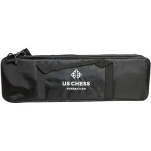 Juego de ajedrez con triple peso de ajedrez negro_2