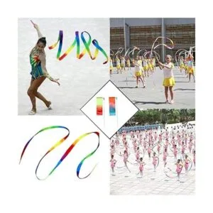 2 Pack 4 Meter Gimnasio Dance cinta art Gimnasia Rítmica_6