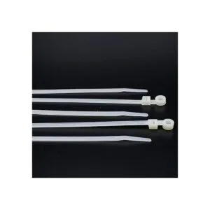 Bridas de cremallera de nailon blanco de 7.0 in Fuerte_7
