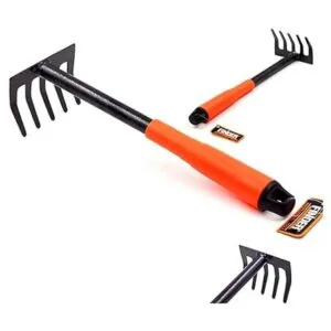 Finder acero cultivador rastrillo herramienta de jardín de_4