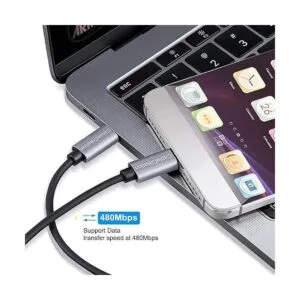 Cable USB C en espiral de 5 pies cable USB C_4