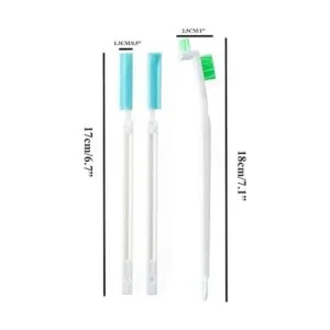 Coralpearl Juego de cepillos para limpieza con ranuras_2