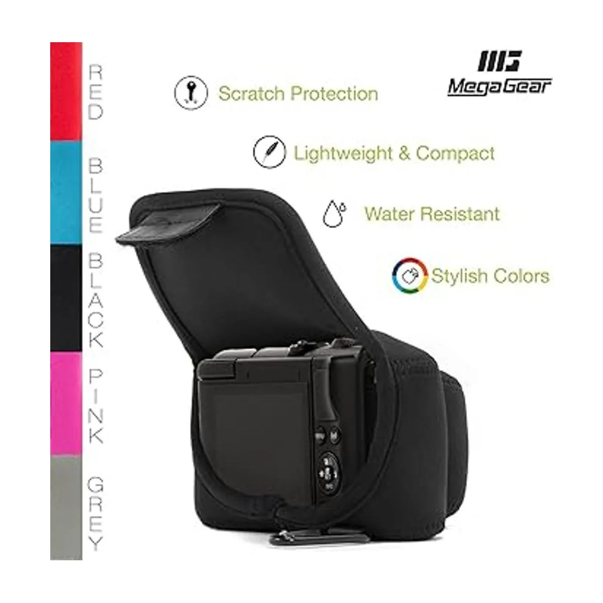 MegaGear Canon EOS M100 M200 0.5911.772 in funda de_2