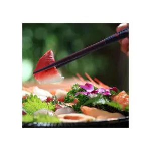 Antner 5 pares de palillos de madera dura reutilizables_3