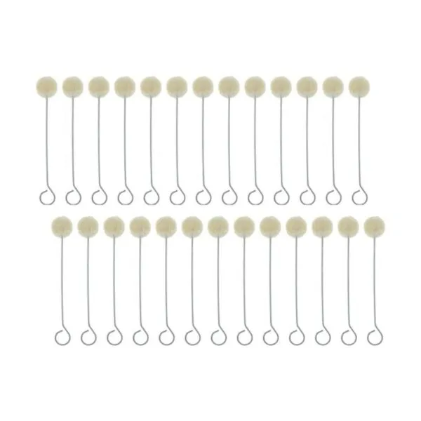 50 piezas de lana Daubers Cepillo de bola de cuero para_5