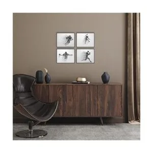 Arte de pared de fútbol Pósters de fútbol Decoración_4