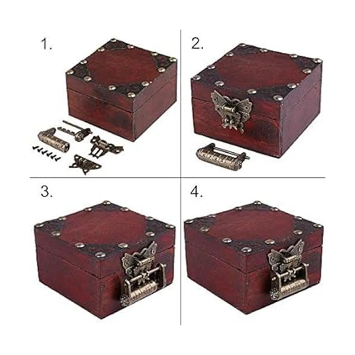 GTHER Juego de cerraduras de combinación de personajes_6