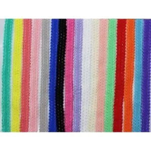 JESEP Cinta elástica elástica de color picot con ribete de_4