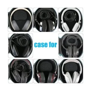 Baval Funda rígida para auriculares de viaje compatible_4