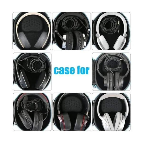 Baval Funda rígida para auriculares de viaje compatible_4