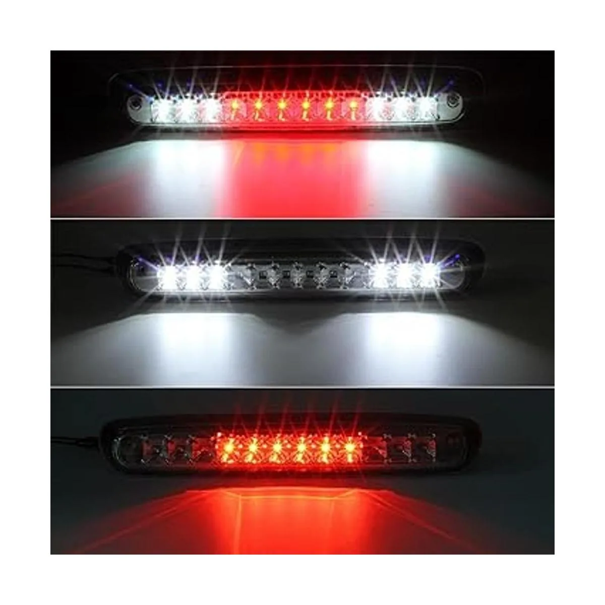 Partsam Luz de freno LED de alto montaje tercera tercera_2