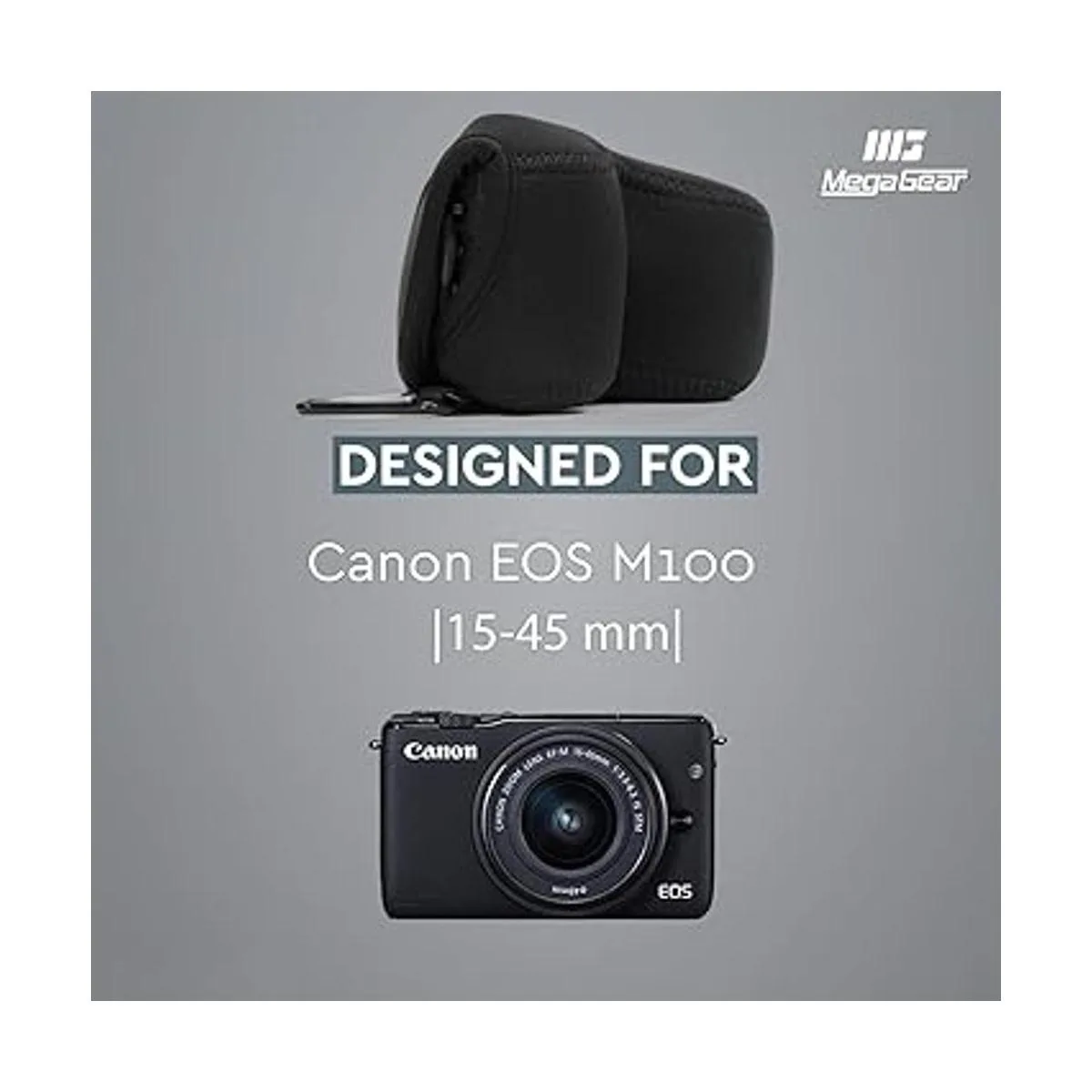 MegaGear Canon EOS M100 M200 0.5911.772 in funda de_4