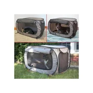 SPORT PET Perrera grande abierta con forma de pop jaula_6