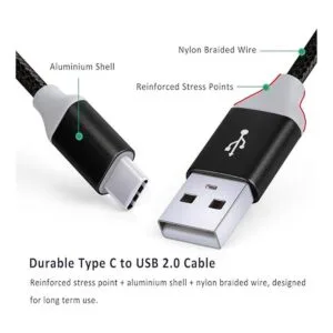 Pofesun Cable USB C de 10 pies paquete de 6 cables USBC_2