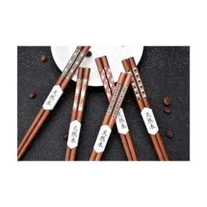 Antner Juego de palillos reutilizables para regalo de_6