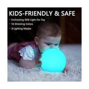 LOFTEK Bola de luz LED vibrante luz nocturna de 6_3