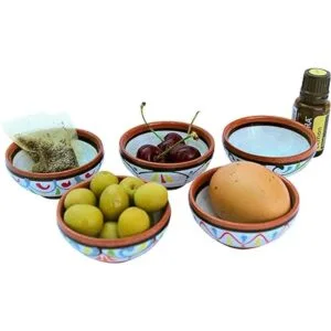 Muy pequeño Cactus Canyon Ceramics Juego de 5 cuencos_3