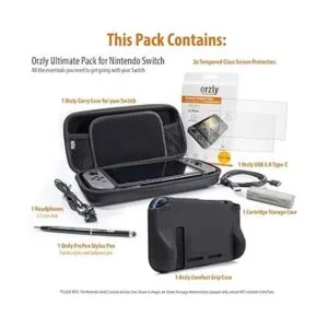 Paquete de accesorios para interruptor Orzly Essentials_3