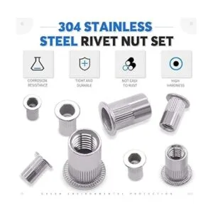 Glarks Juego de 180 piezas de acero inoxidable 304_3