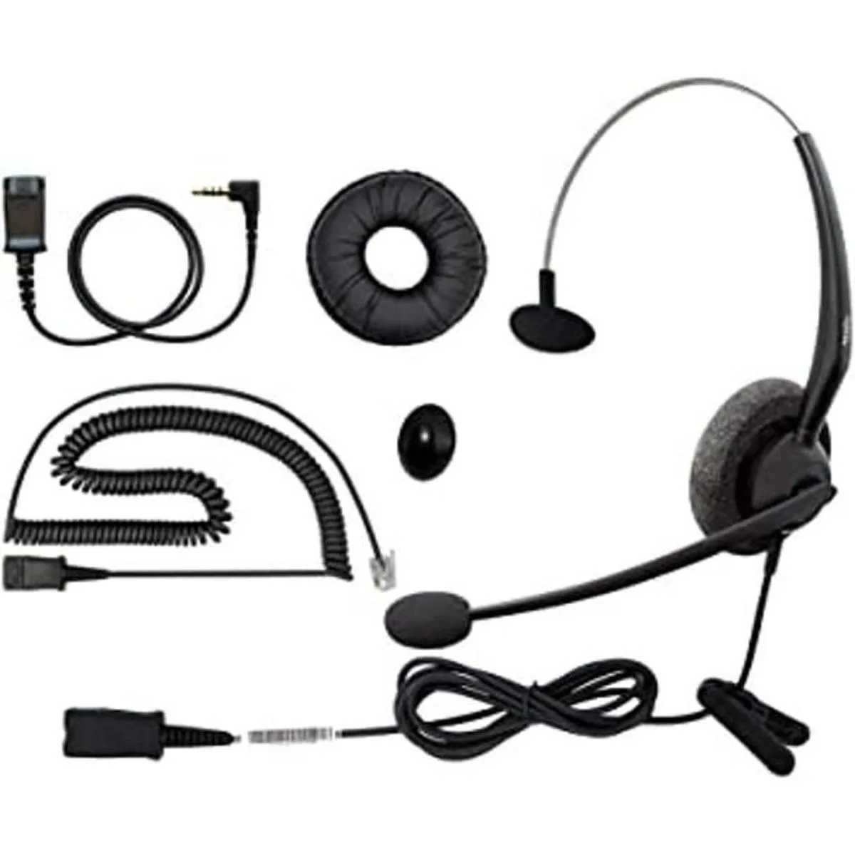 RJ9 Auriculares de teléfono de 0.138 in compatibles con_1