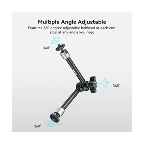 SMALLRIG Brazo mágico articulado ajustable de 9.5 pulgadas_3