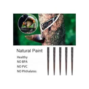 Antner 5 pares de palillos de madera dura reutilizables_7