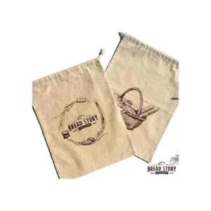 Lino Natural bolsas de pan 2Pack 11 x15 en grande 30 cm_2