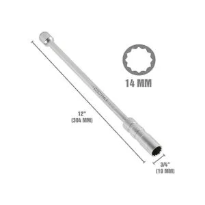 OEM TOOLS 22813 38 Drive 0.551 in x 12 Pt. Enchufe de_2
