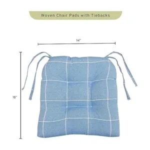 Arlee Highland Juego de 2 almohadillas para sillas 2_3