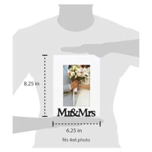 Isaac Jacobs Marco de fotos de madera blanca Sentiments_4