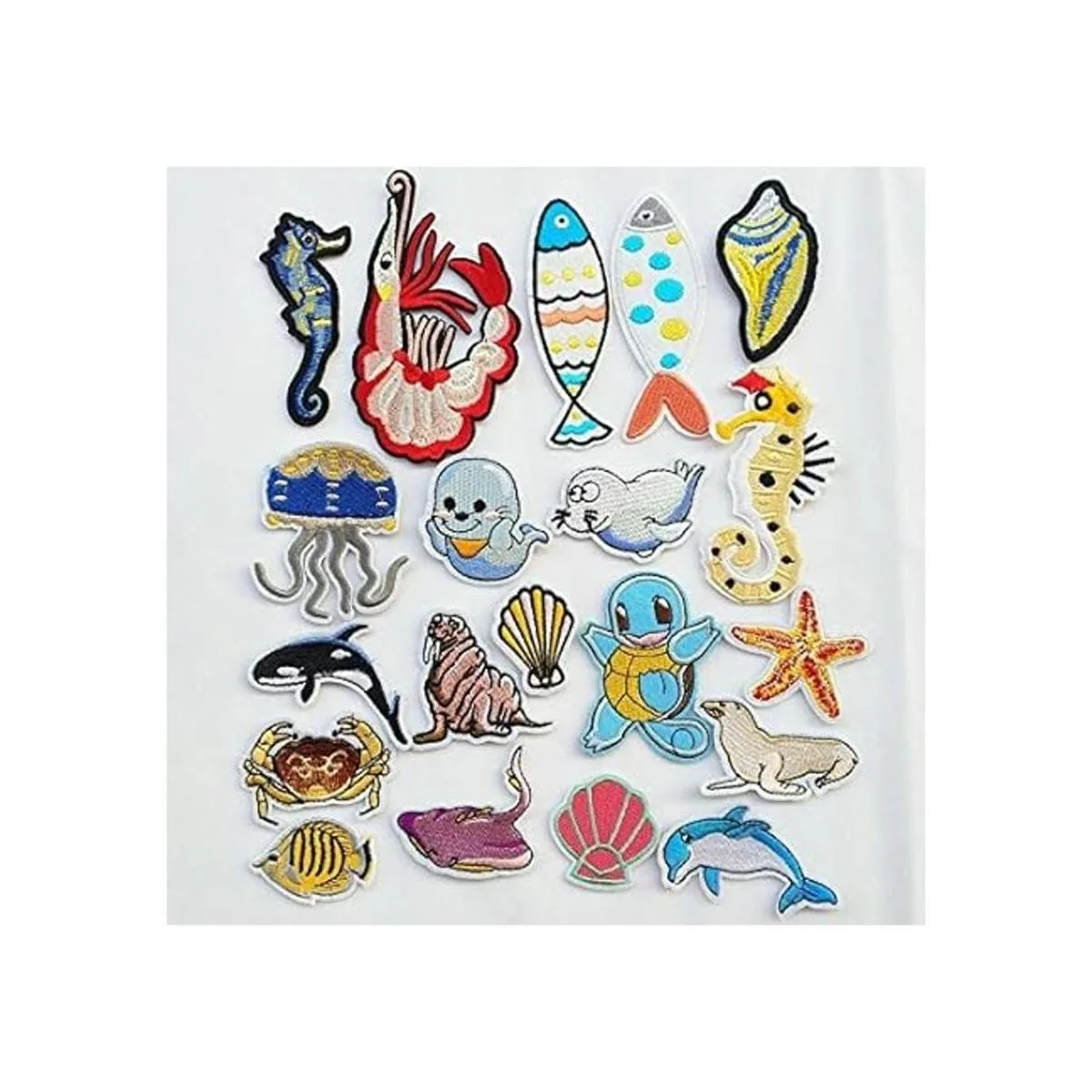 Dandan DIY 20 parches bordados para coser o planchar para_5