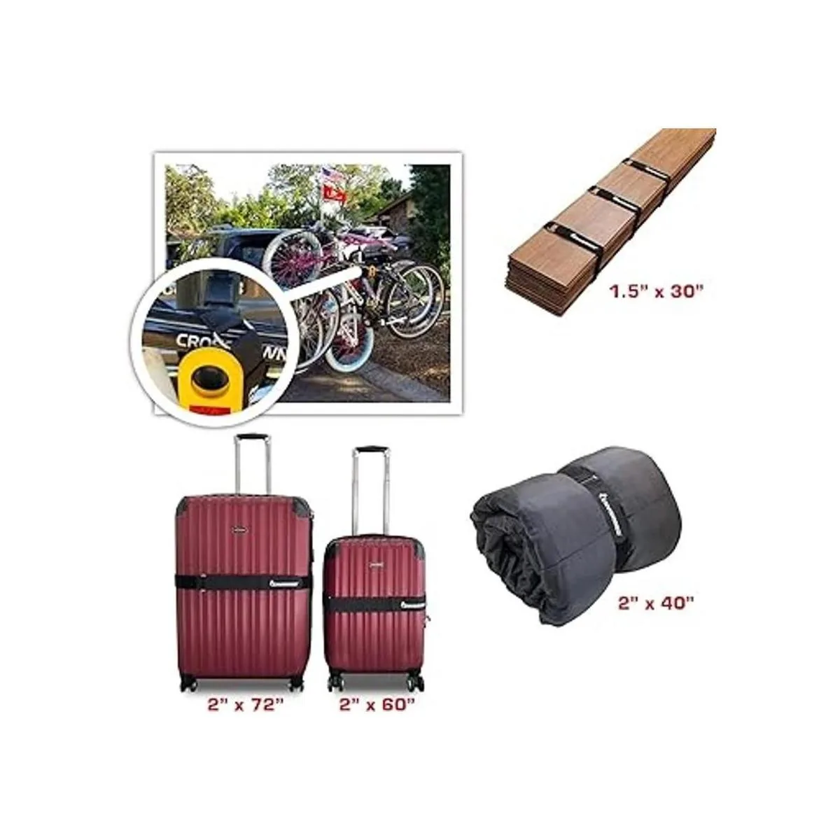 Correas de cincha de alta calidad con anillo de metal de_5