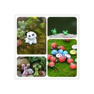 EMiEN 31 piezas de mini animales de adorno en miniatura_5