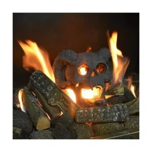 Stanbroil Juego de 10 troncos de madera de cerámica para_6