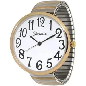 Geneva Reloj elástico súper grande con número_1