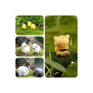 EMiEN 31 piezas de mini animales de adorno en miniatura_4