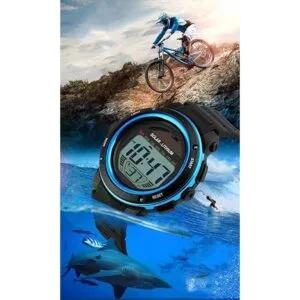 Reloj de pulsera impermeable del cronógrafo de Digitaces_3