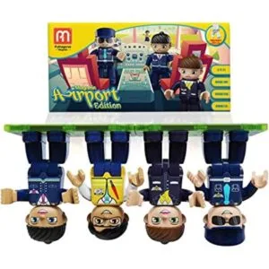 Juego de 4 figuras magnéticas para niños pequeños juguete_1