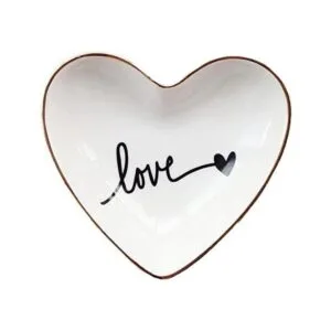 CHOOLD Original de cerámica corazón forma anillo plato_1