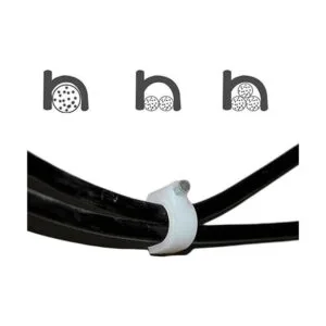 Clips de cable redondos RG6RG59CAT5CAT6RJ45 cable_3