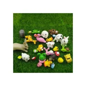 EMiEN 31 piezas de mini animales de adorno en miniatura_2