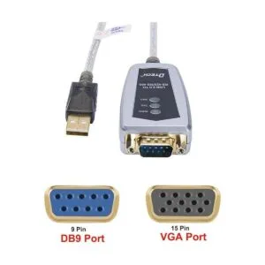 DTECH Cable adaptador convertidor de puerto serie USB a_3