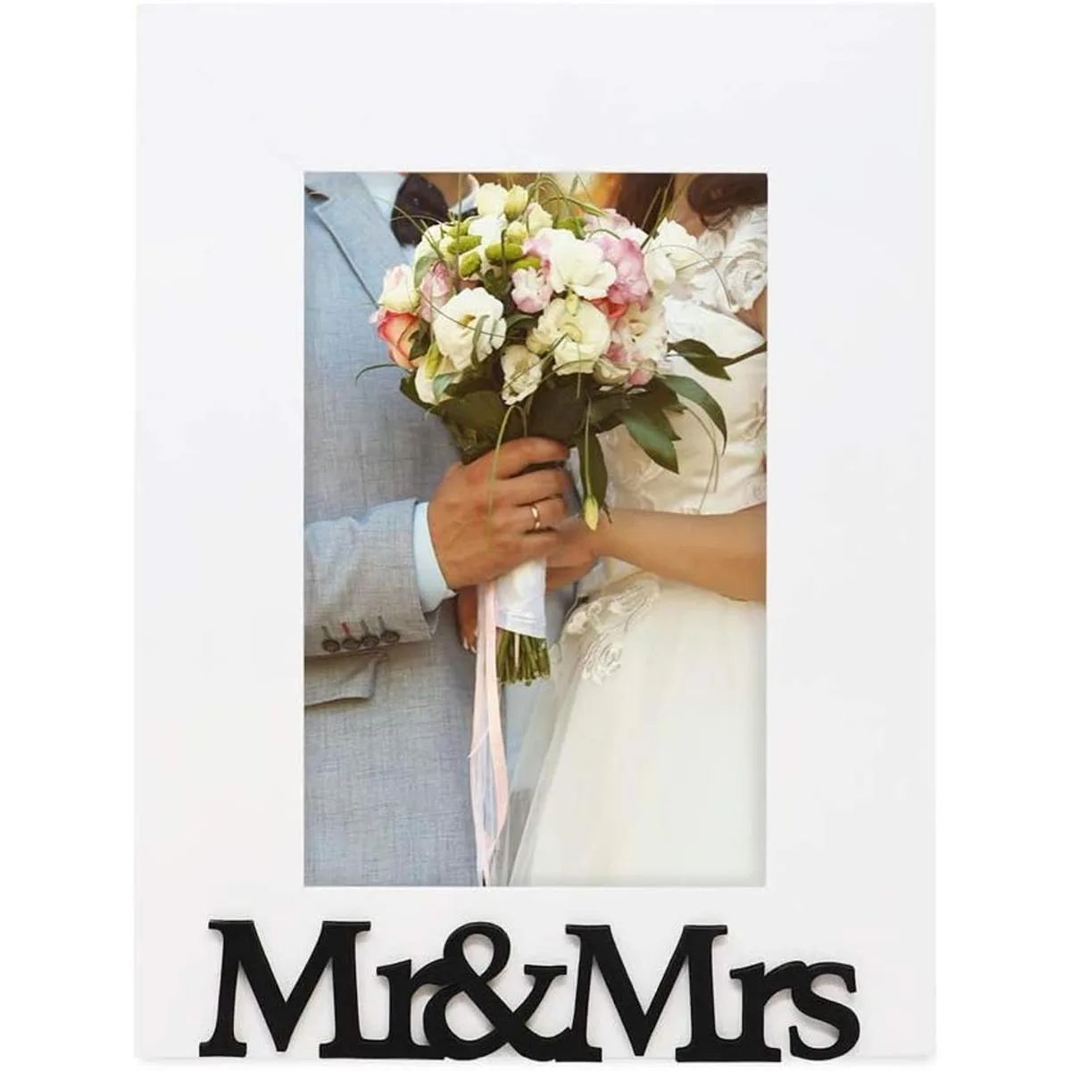 Isaac Jacobs Marco de fotos de madera blanca Sentiments_2